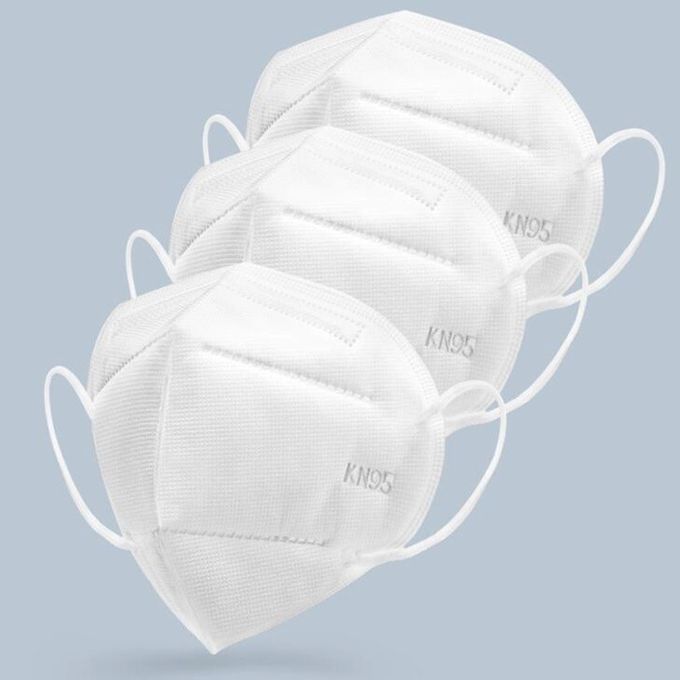 4 Ply KN95 Masker Medis Non Woven Melt Blown Fabric KN95 Respirator Masker Wajah