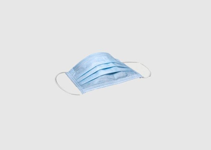 Hypoallergenic Masker Anti Pencemaran Wajah 3 Ply Pengait Debu Pencegahan / Sterilisasi